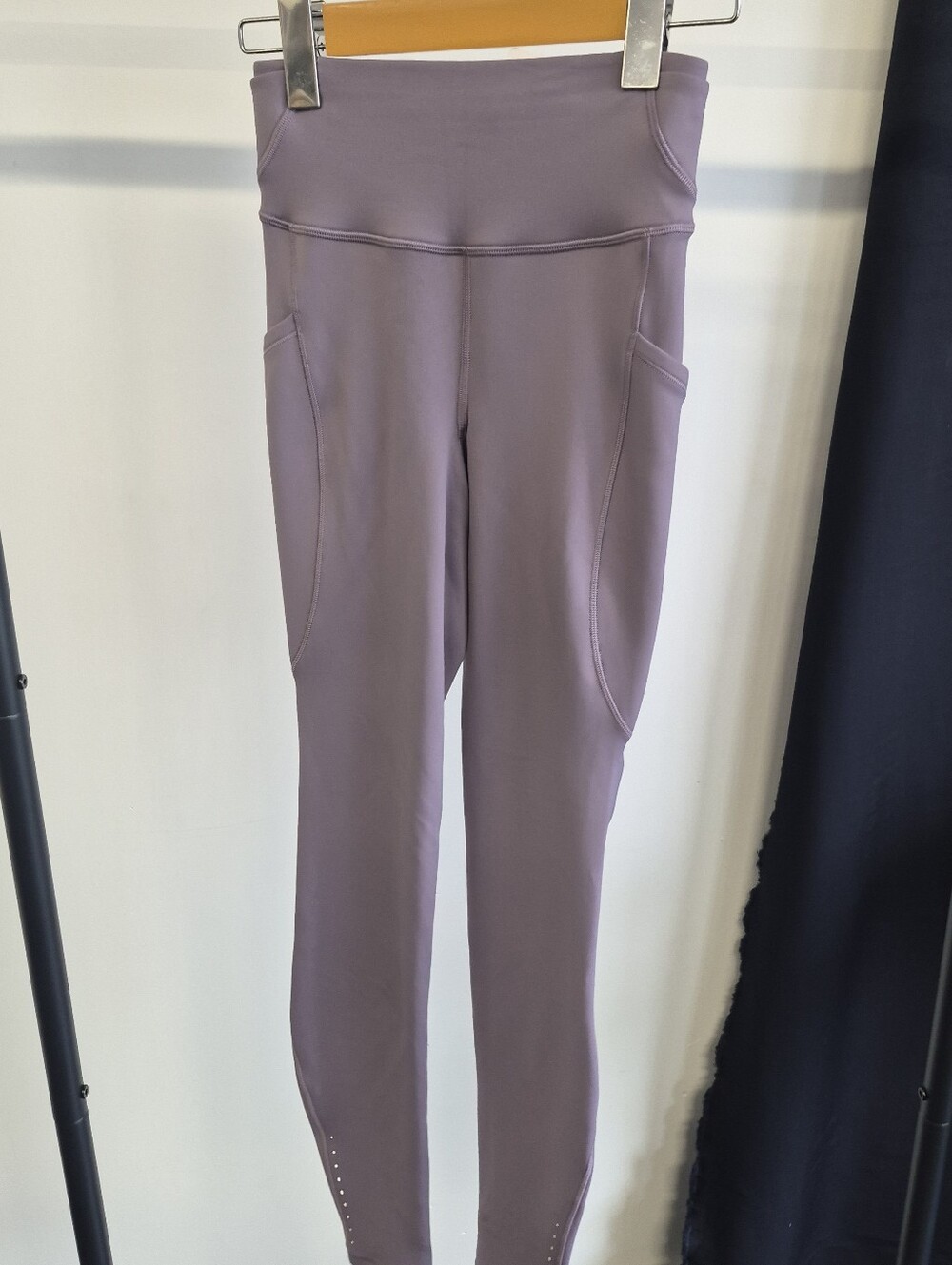 High-Waist Lululemon Lavender Pocket Leggings - Women Pants & Jumpsuits